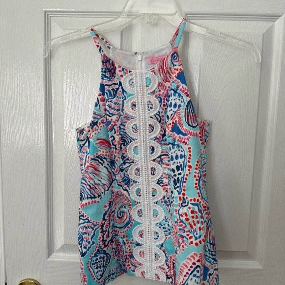 Lilly Pulitzer Annabelle Halter Top 'Seashells' Size 0